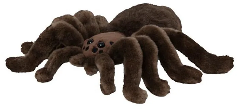 Knuffeldier Tarantula spin - zachte pluche stof - 16 cm van Nature Planet in Bruin – productfoto