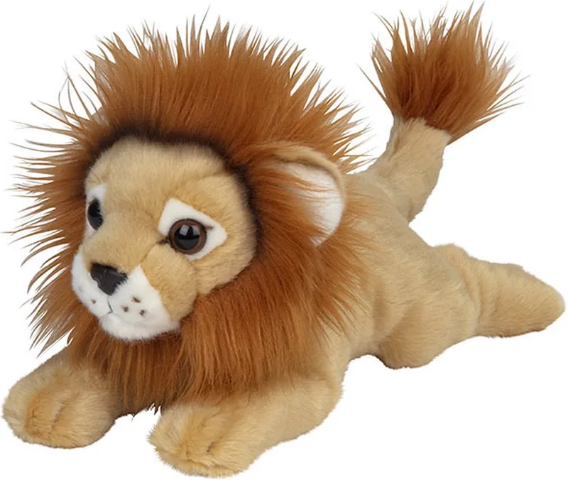 Leeuw knuffel - dierenknuffel - 33 cm - pluche wilde dieren by Nature Planet in Multicolour – product photo