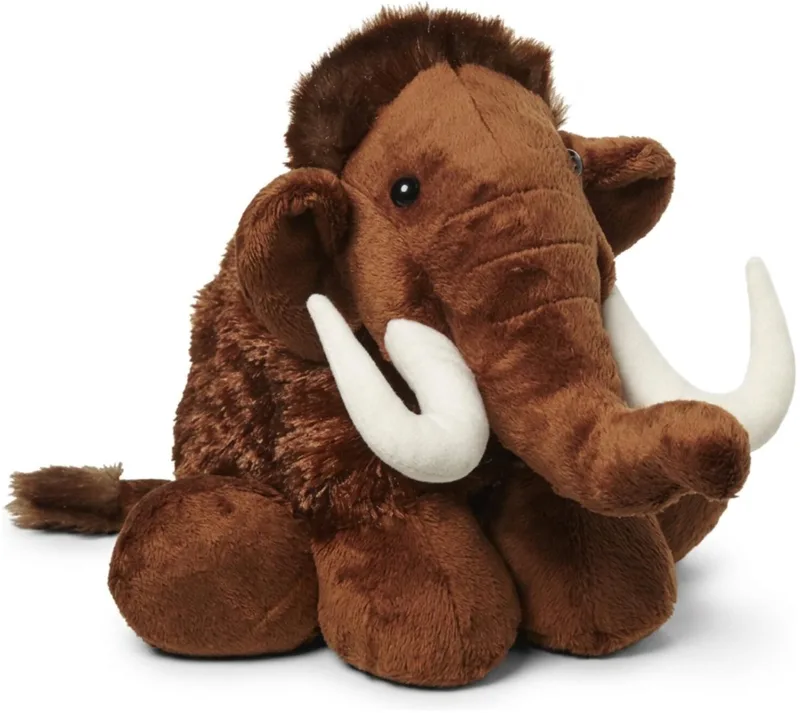 Mammoet knuffel - 26 cm - prehistorische dieren - pluche - knuffeldier by Nature Planet in Brown – product photo