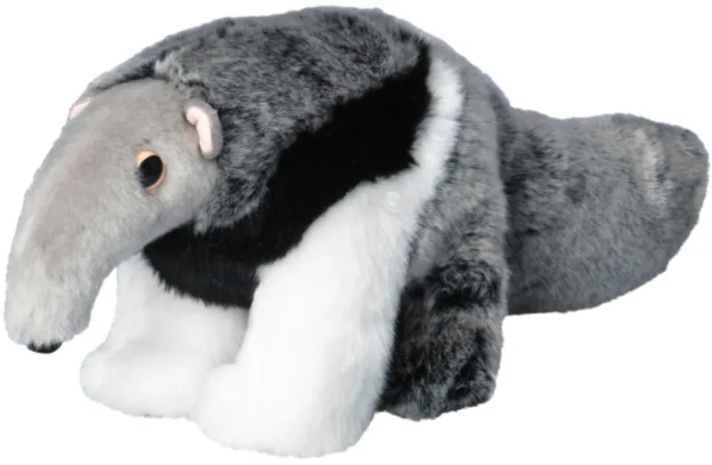 Miereneter knuffel - pluche - 40 cm - knuffeldier från Nature Planet i Grå – produktbild