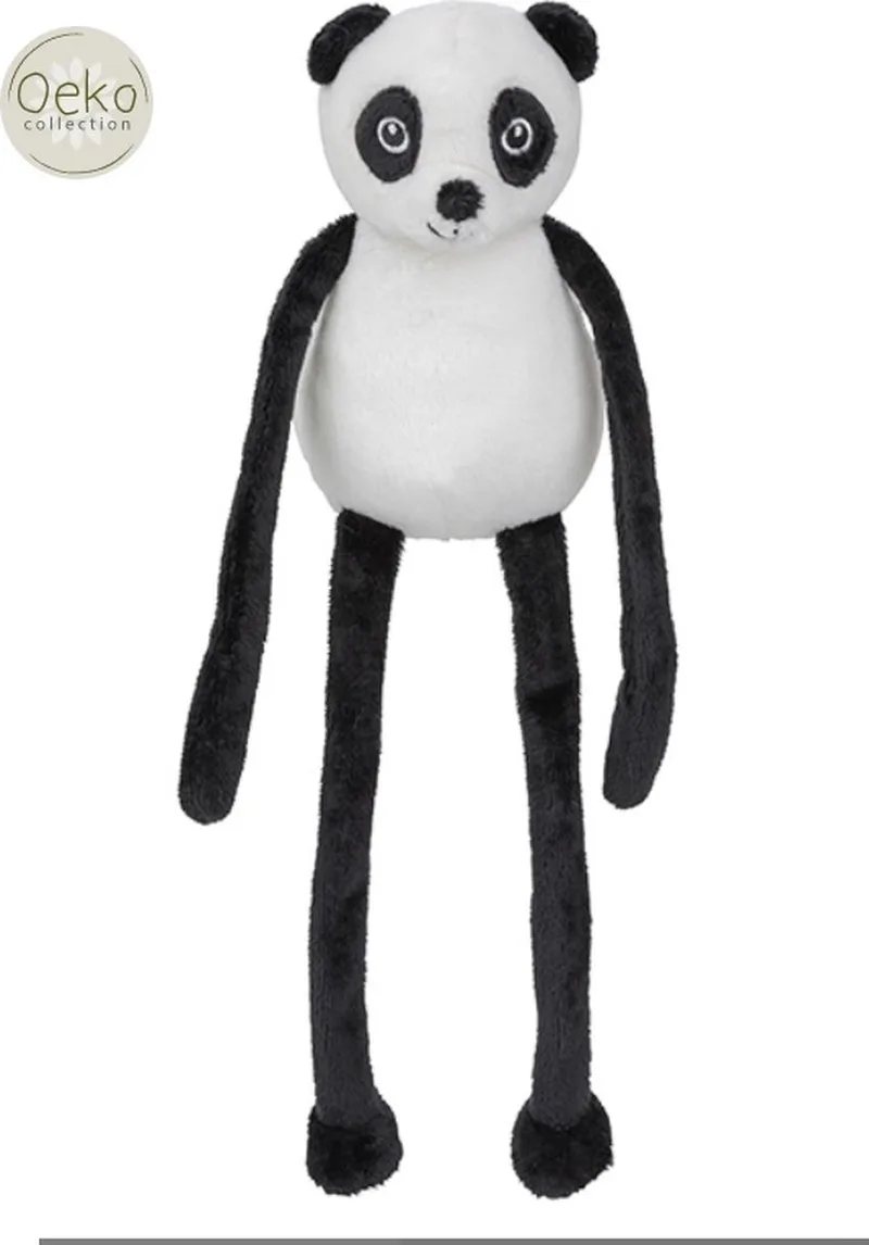 Panda pluche knuffel 33 cm - zacht speelgoed - gestikte oogjes - geschikt voor baby's van Nature Planet in Meerkleurig – productfoto