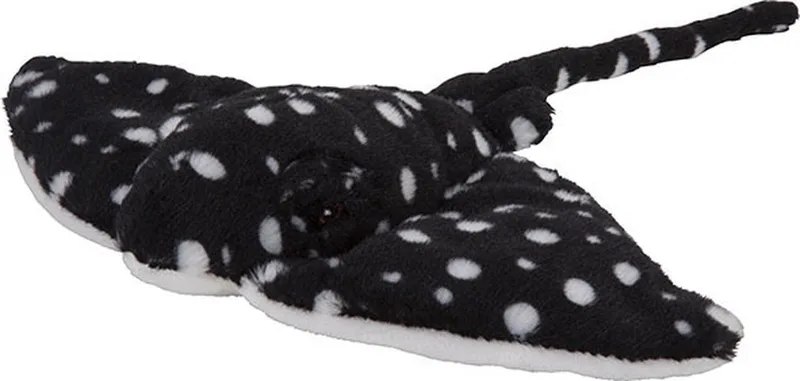 Pluche Adelaarsrog knuffel - 30 cm - knuffeldier - zeedieren - speelgoed - kinderen - roggen från Nature Planet i Flerfärgad – produktbild