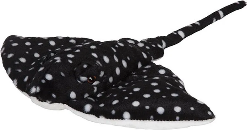 Pluche Adelaarsrog knuffel - 36 cm - knuffeldier - zeedieren - speelgoed - kinderen - rog by Nature Planet in Multicolour – product photo