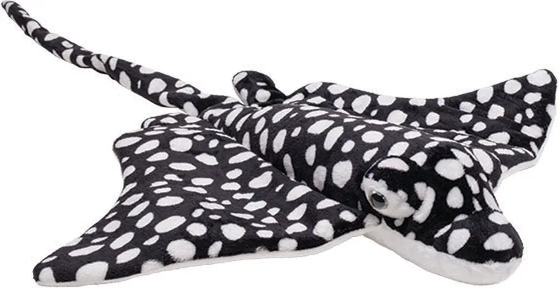 Pluche Adelaarsrog knuffel - 68 cm - knuffeldier - zeedieren - speelgoed - kinderen - rog de Nature Planet en Multicolore – photo produit
