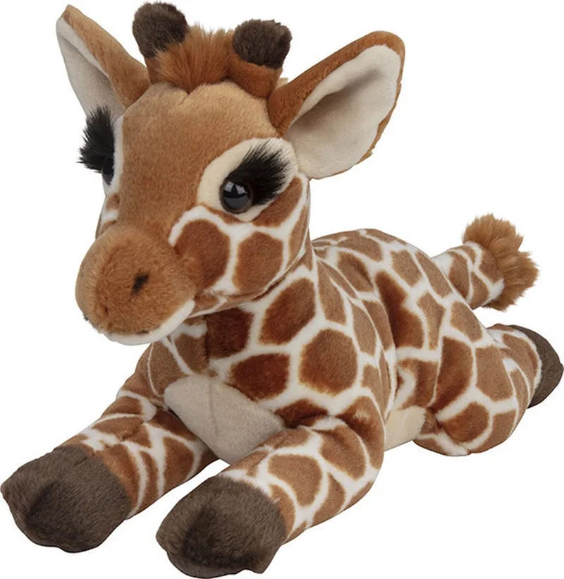 Pluche Baby giraffe knuffel - 33 cm - Dieren knuffels by Nature Planet in Multicolour – product photo