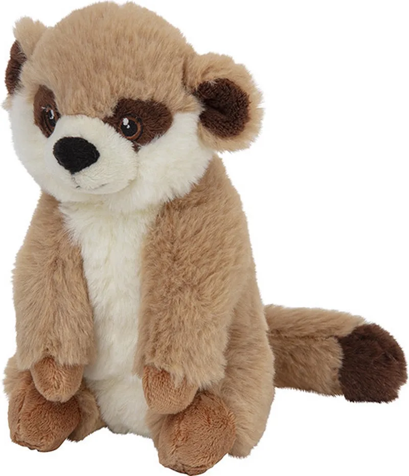 Pluche dieren knuffels Stokstaartje van 16 cm - Knuffeldieren speelgoed by Nature Planet in Multicolour – product photo