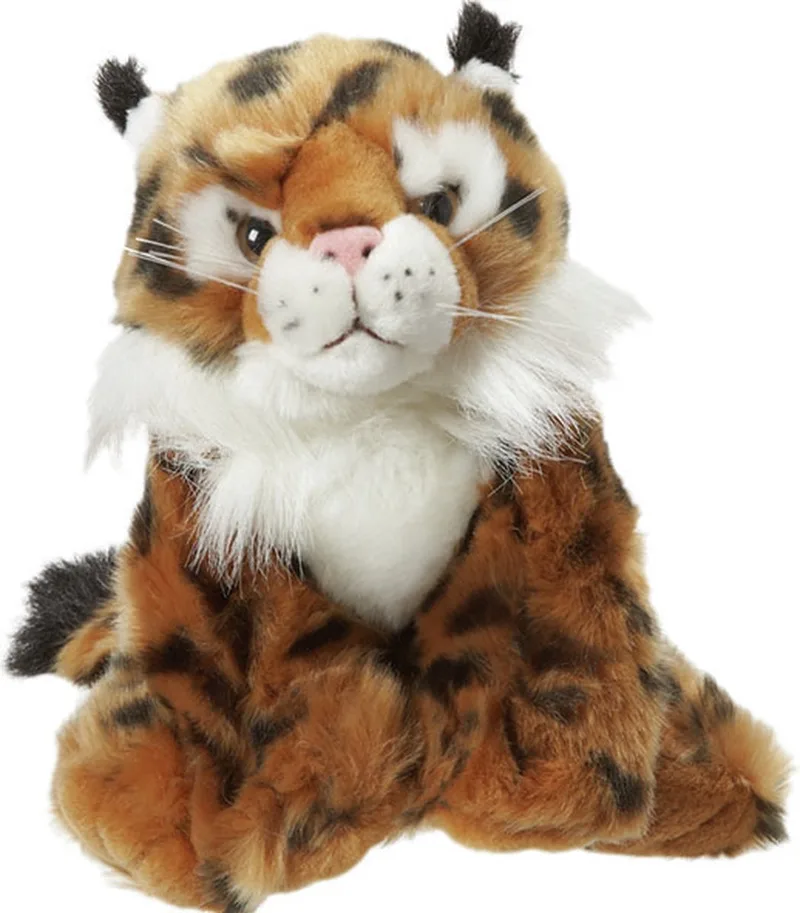 Pluche Europese Lynx knuffel van 18 cm - Dieren speelgoed knuffels cadeau - Knuffeldieren/beesten by Nature Planet in Multicolour – product photo