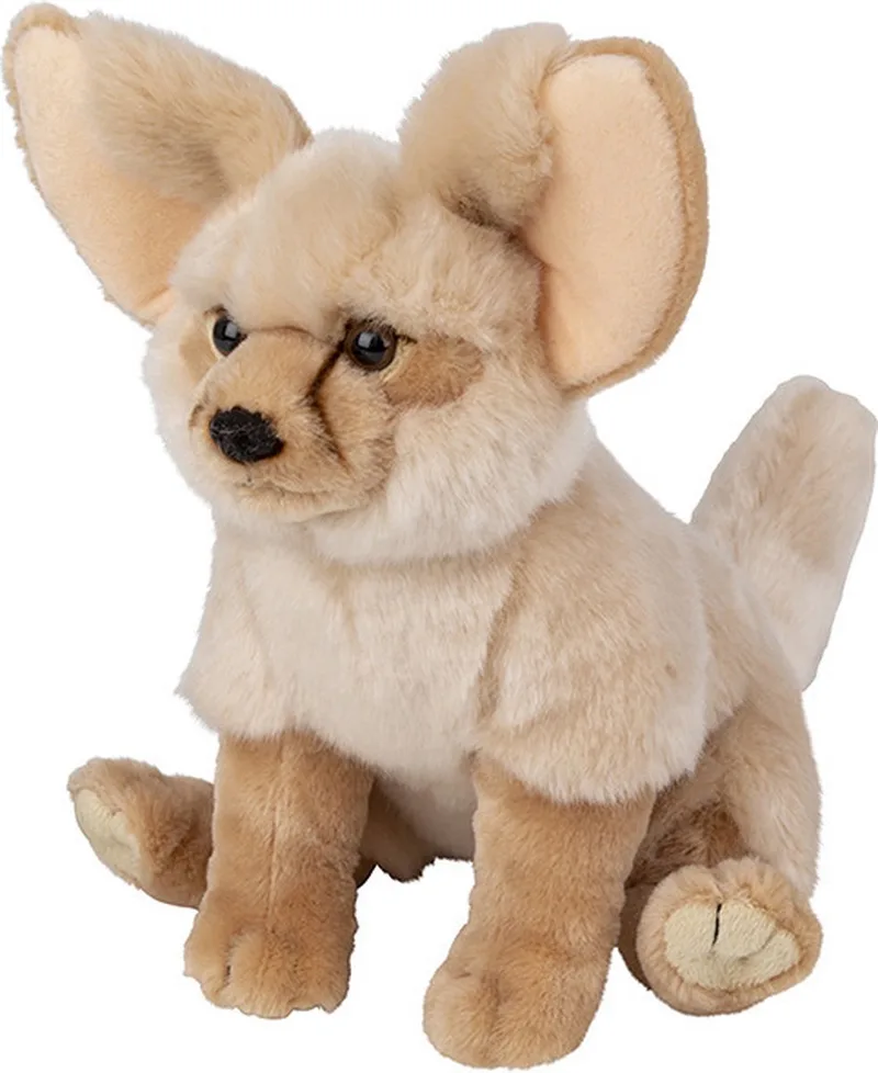 Pluche Fennec woestijnvos knuffel van 30 cm - Dieren speelgoed knuffels cadeau - Wilde dieren by Nature Planet in Multicolour – product photo