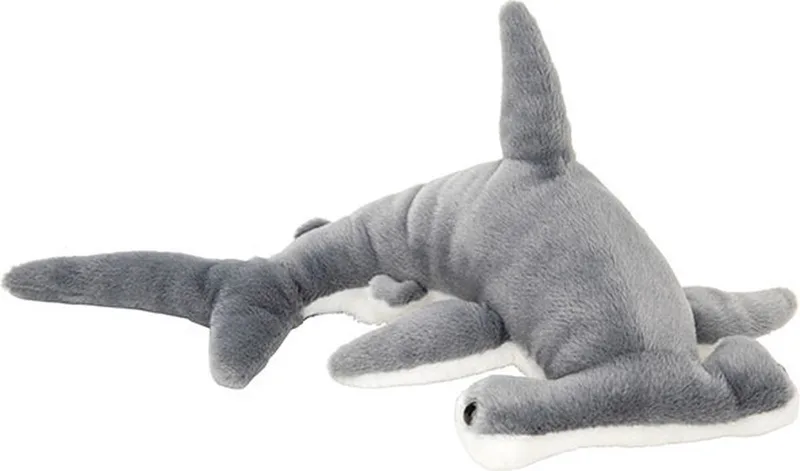 pluche hamerhaai knuffel - 42 cm - grijs - haaien knuffels - zeedieren de Nature Planet en Multicolore – photo produit