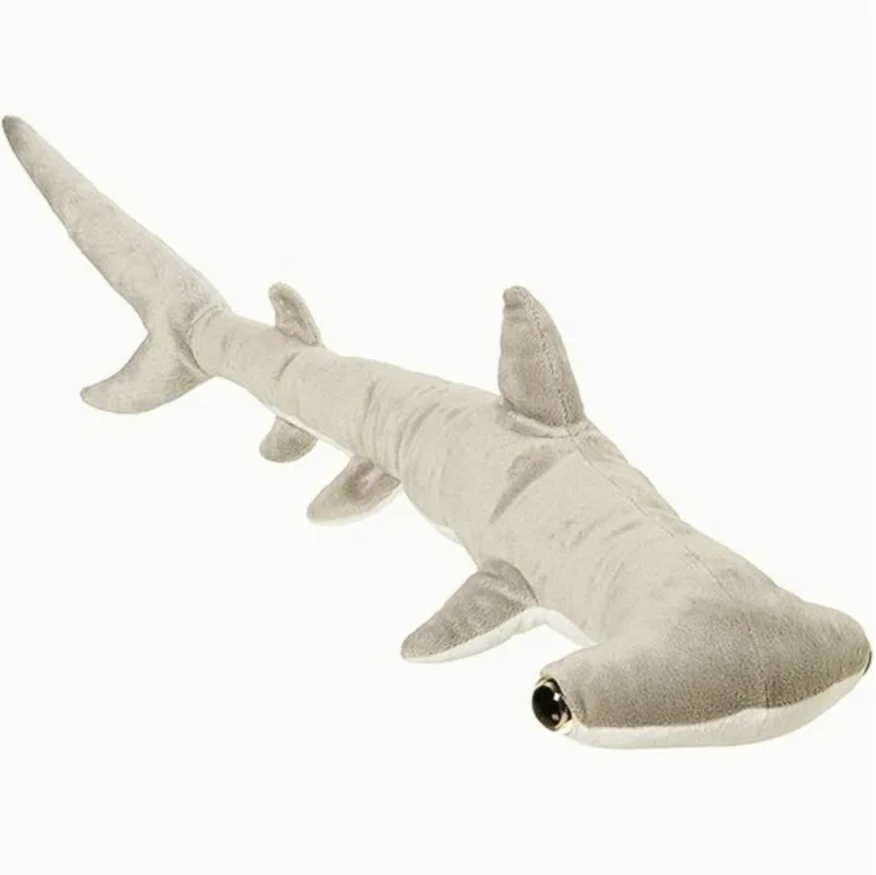 pluche Hamerhaai knuffel - 60 cm - zeedieren knuffels - Haaien by Nature Planet in Grey – product photo