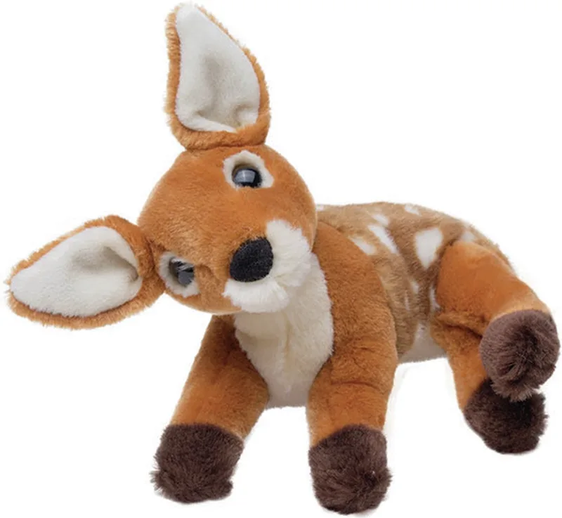 Pluche Hertje knuffel- bruin - 23 cm - Herten - Bosdieren - Cadeau - Damhert - Ree by Nature Planet in Multicolour – product photo