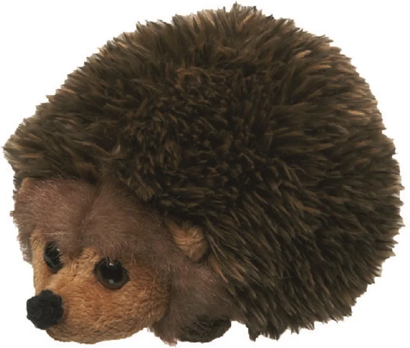 Pluche kleine Egel knuffel - bruin - van 13 cm - Egels - Knuffeldieren by Nature Planet in Multicolour – product photo
