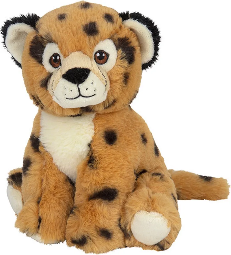 Pluche knuffel cheetah 19 cm - zacht - speelgoed - knuffeldier von Nature Planet in Braun – Produktfoto