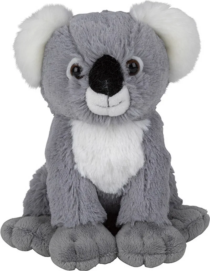 pluche knuffel dier Koala - 19 cm - grijs - dieren knuffels uit Australie by Nature Planet in Multicolour – product photo