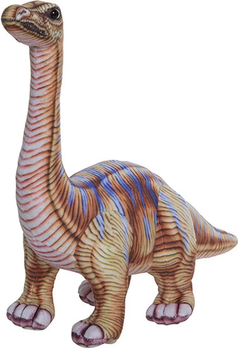 Pluche knuffel dinosaurus Apatosaurus - Dino speelgoed 30 cm by Nature Planet in Multicolour – product photo