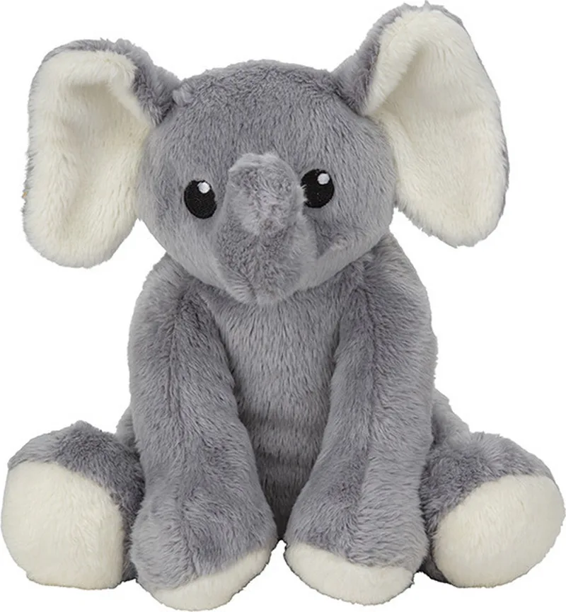 Pluche knuffel olifant 20 cm - zacht speelgoed - knuffeldier - cadeau van Nature Planet in Meerkleurig – productfoto