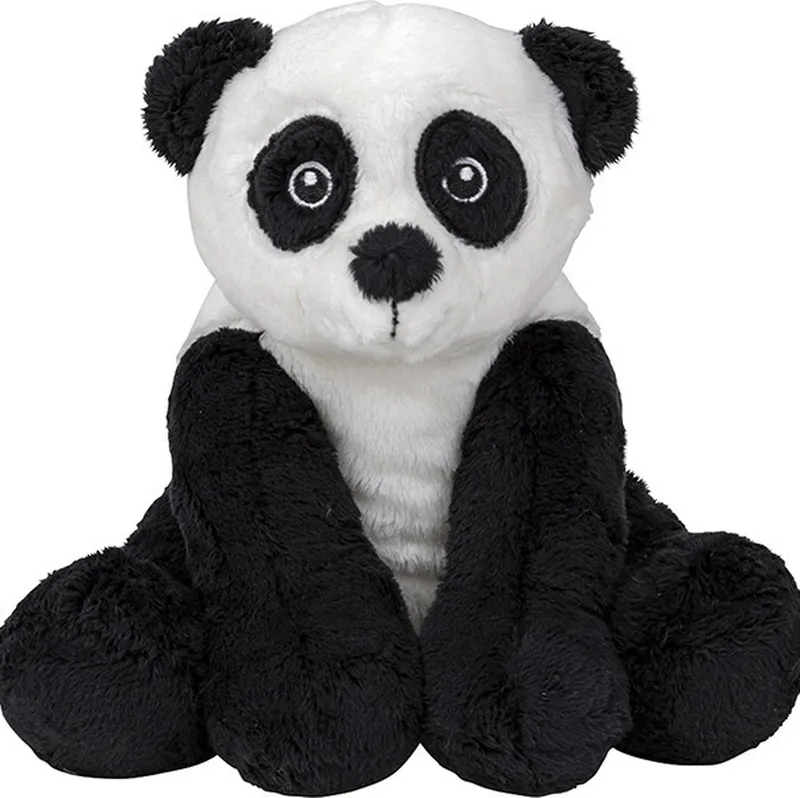 Pluche knuffel panda beer van 19 cm - Speelgoed knuffeldieren pandas by Nature Planet in Multicolour – product photo