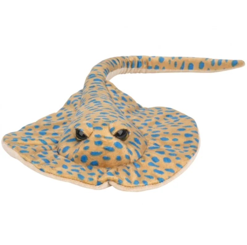 pluche knuffel zeedier - Pijlstaartrog - 55 cm - roggen - vissen - zeedieren by Nature Planet in Brown – product photo