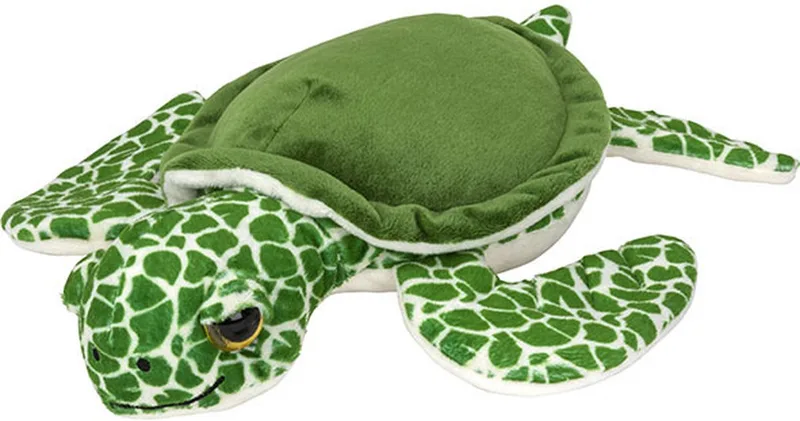 Pluche knuffel zeeschildpad 30 cm - zacht speelgoed - knuffeldier - perfect cadeau by Nature Planet in Multicolour – product photo