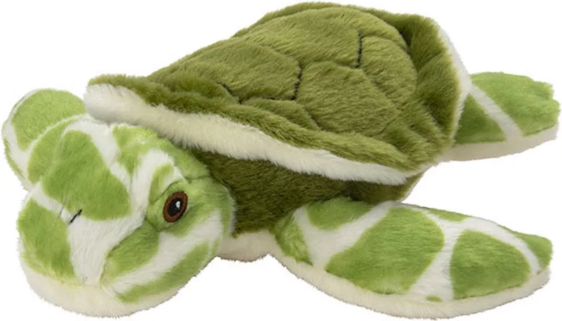 Pluche knuffel zeeschildpad van 19 cm - Speelgoed knuffeldieren by Nature Planet in Multicolour – product photo