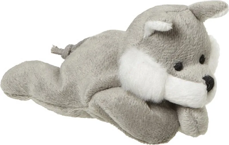 pluche knuffeldier Wolf - grijs - 13 cm - Kleine wolven knuffels by Nature Planet in Multicolour – product photo