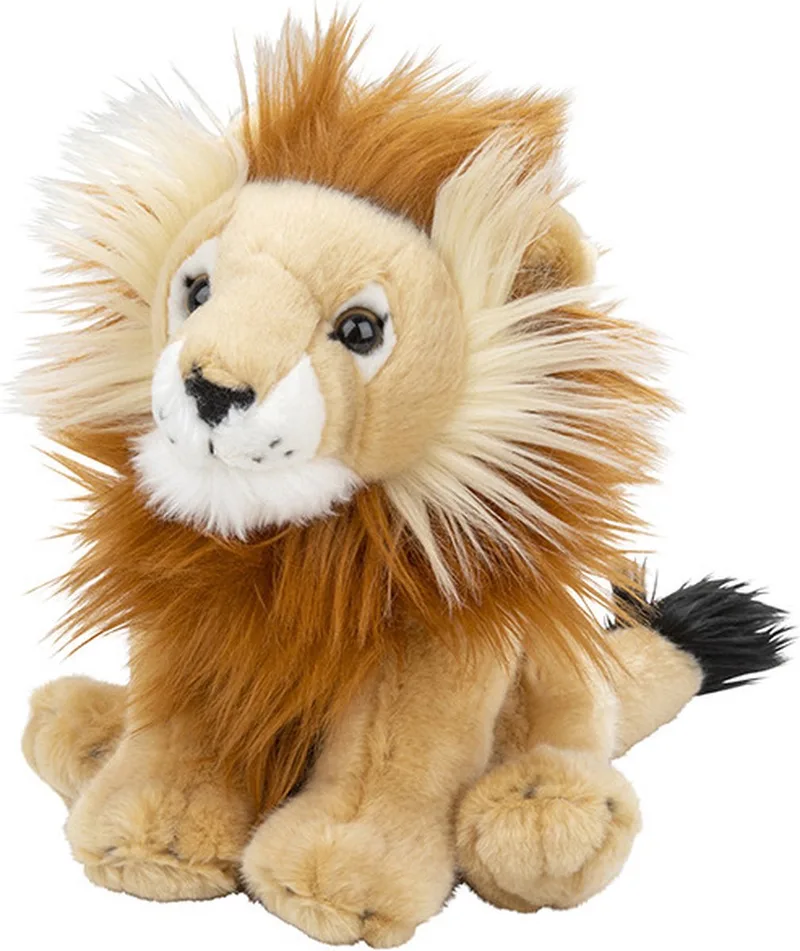 Pluche leeuw knuffel - 22 cm - Leeuwen Knuffeldieren by Nature Planet in Multicolour – product photo