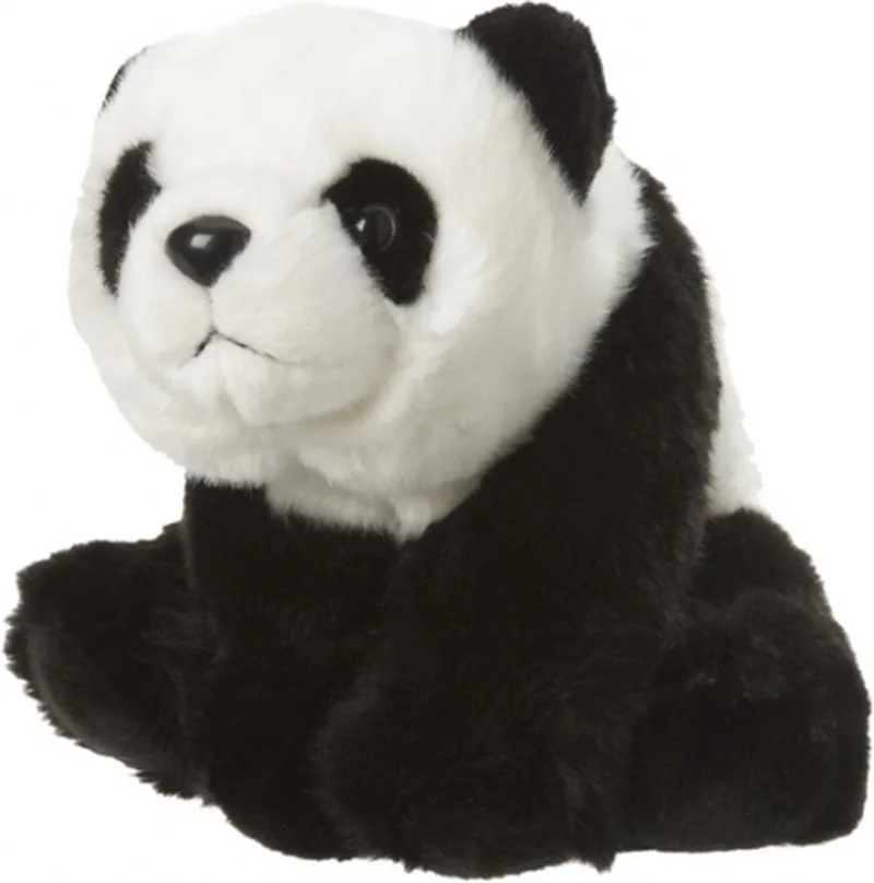Pluche panda beer knuffel 22 cm - Dieren speelgoed knuffels van Nature Planet in Meerkleurig – productfoto
