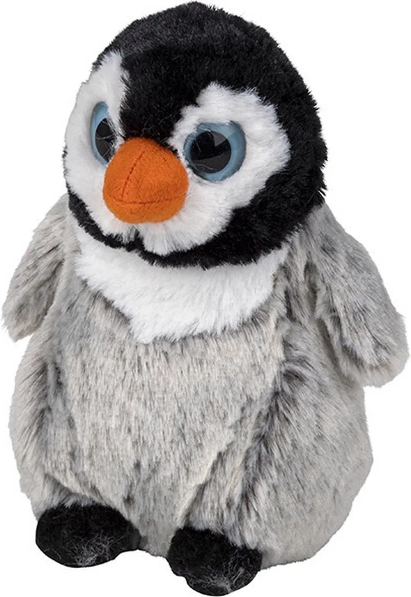 Pluche Pinguin kuiken knuffeldier van 14 cm - Speelgoed dieren knuffels cadeau voor kinderen by Nature Planet in Multicolour – product photo