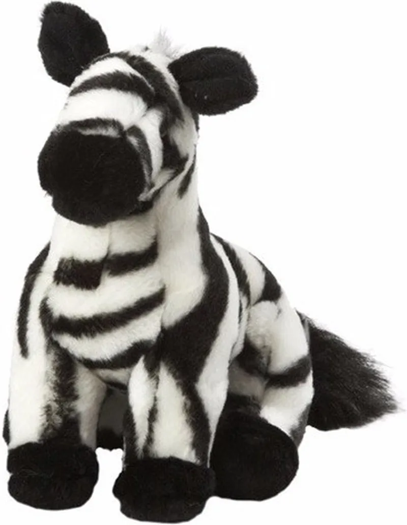 pluche zebra knuffel - 18 cm - Dieren speelgoed knuffels by Nature Planet in Multicolour – product photo
