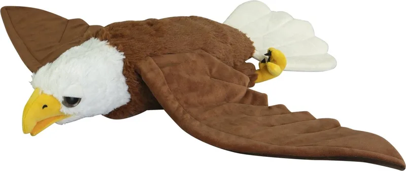 pluche zeearend - knuffel vogel - 70 cm - bruin/wit - premium kwaliteit - om op te hangen från Nature Planet i Brun – produktbild