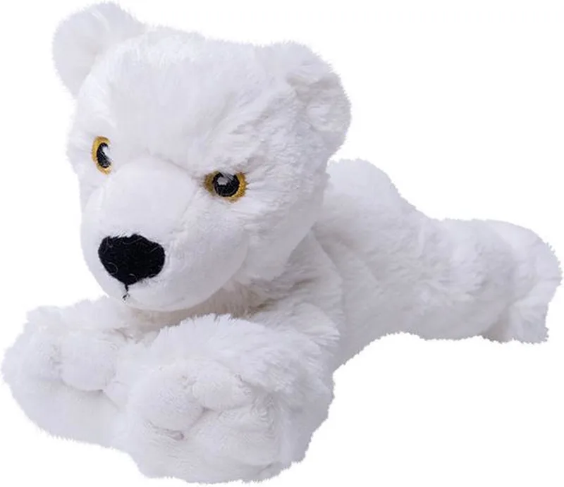 Super Softies - Pluche ijsbeer knuffel 25 cm - Zacht materiaal - Compact formaat - Leuk cadeau - Geschikt voor kinderen by Nature Planet in White – product photo