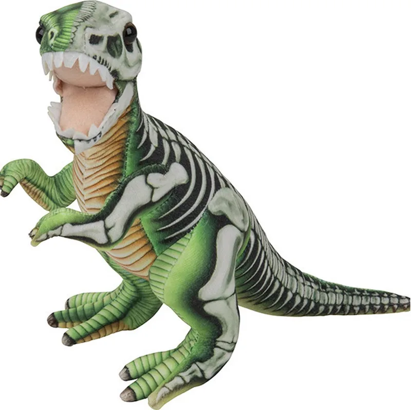 T-Rex knuffel 30 cm - pluche - dino speelgoed - knuffeldier dinosaurus by Nature Planet in Multicolour – product photo