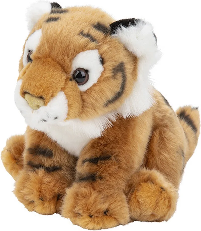 Tijger Knuffel - pluche - 18 cm - knuffeldier by Nature Planet in Multicolour – product photo