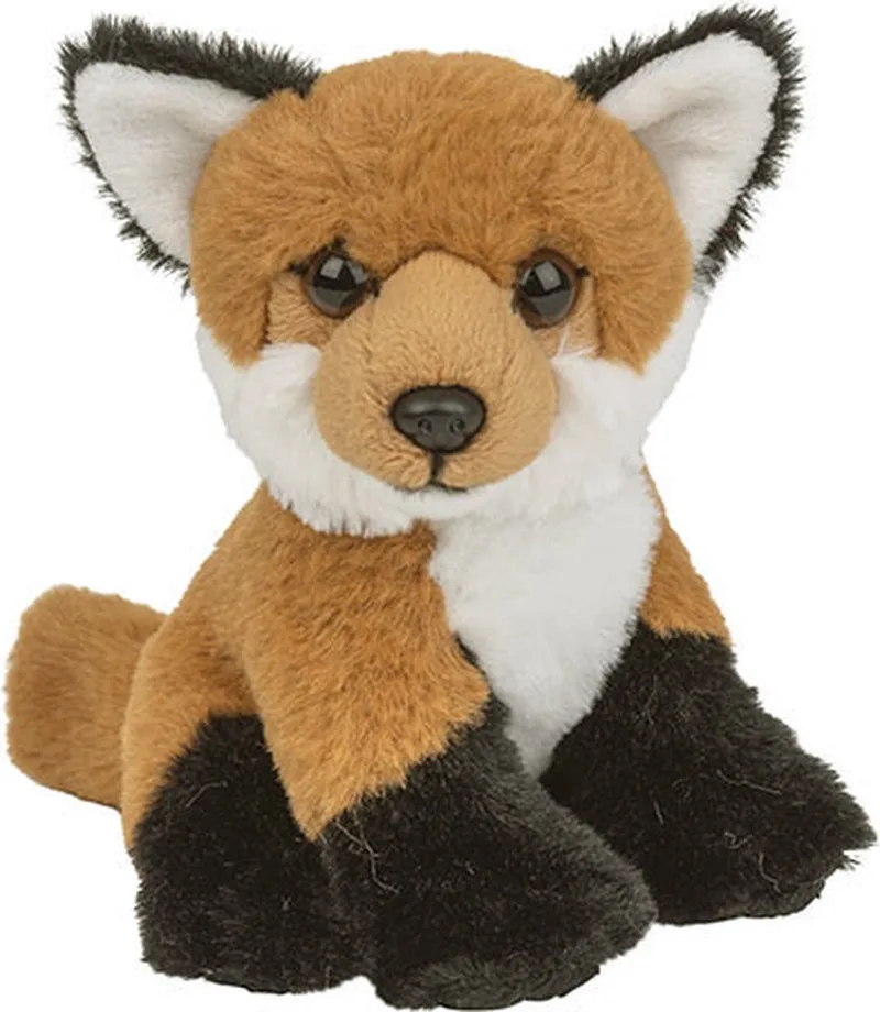 Vos Puppy pluche knuffel 12 cm - Knuffeldier - Speelgoed - Bosdieren by Nature Planet in Multicolour – product photo