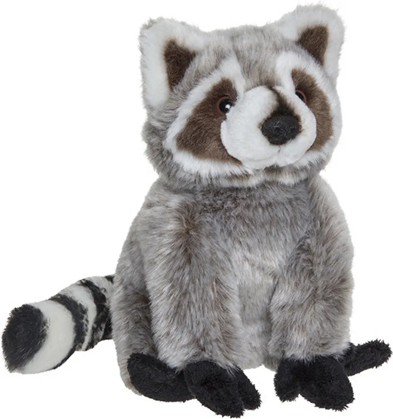 Wasbeer knuffel - pluche - 18 cm - knuffeldier de Nature Planet en Multicolore – photo produit