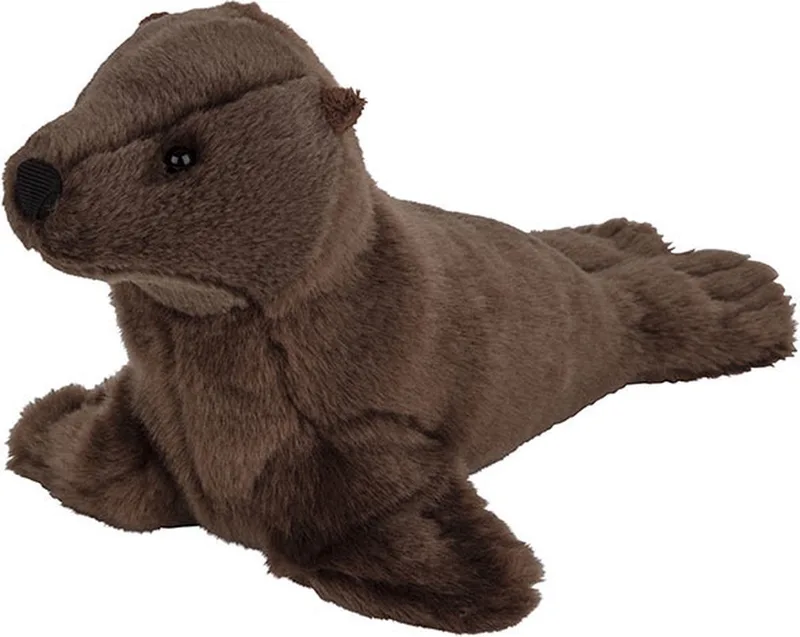 Zeeleeuw Knuffel - bruin - pluche - knuffeldier de Nature Planet en Multicolore – photo produit