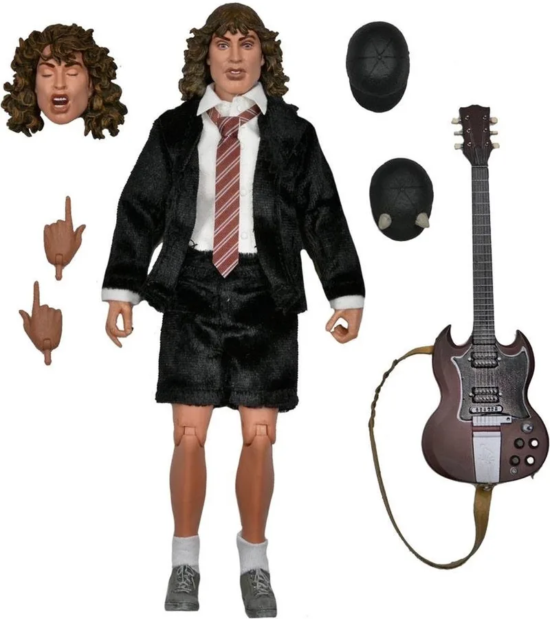 AC/DC – 8” CLOTHED FIGURE – ANGUS YOUNG “HIGHWAY TO HELL” van NECA in Meerkleurig – productfoto