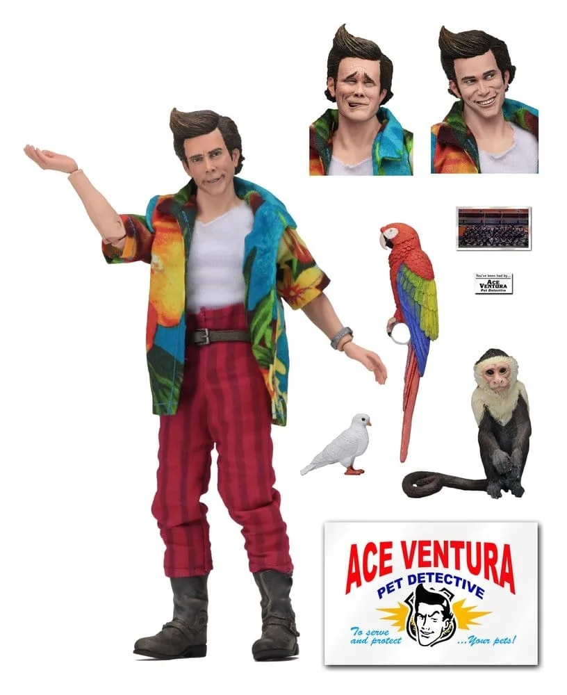 Ace Ventura Clothed Action Figure van NECA – productfoto