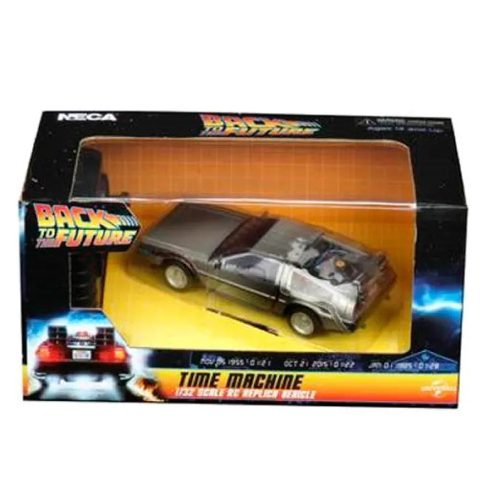 Back To The Future Tijdmachine Radiografisch Bestuurbare Auto Figuur de NECA – photo produit