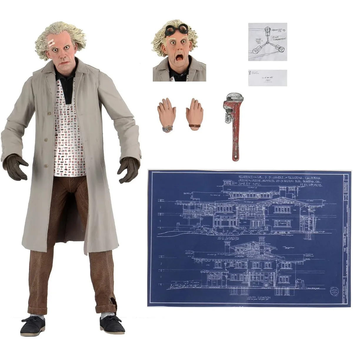Back to the Future Ultimate Doc Brown van NECA – productfoto
