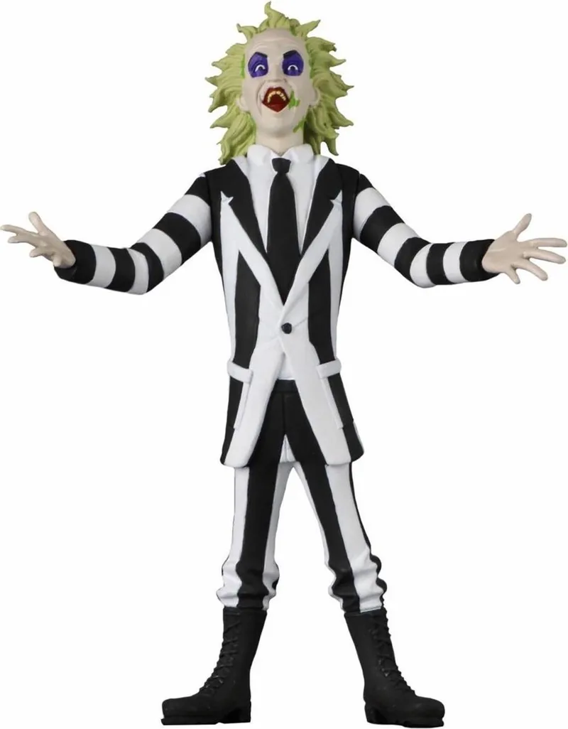 Beetlejuice Toony Terrors Action Figure Beetlejuice 15 cm van NECA in Bonte kleuren – productfoto