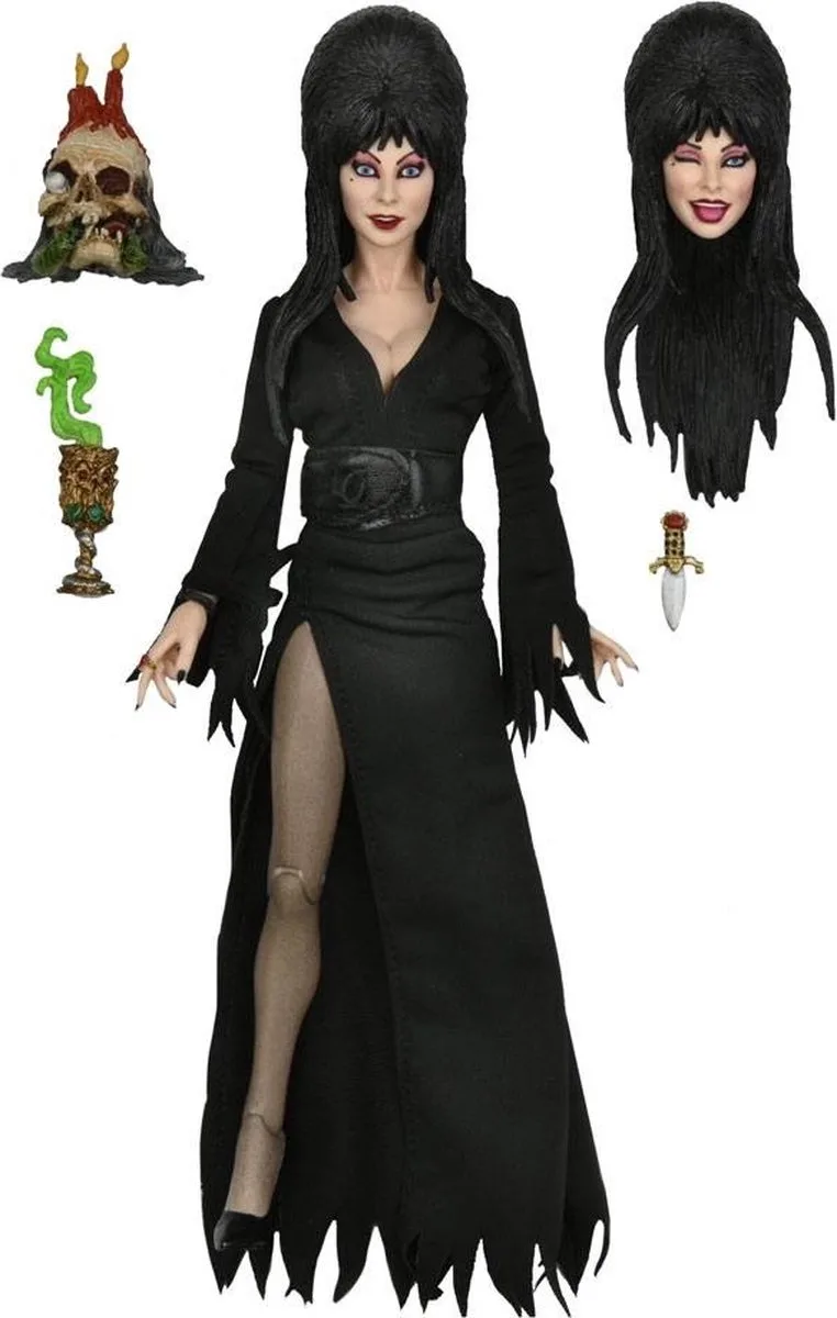 Elvira, Mistress of the Dark Clothed Action Figure 20 cm Action Figuur van NECA in Meerkleurig – productfoto