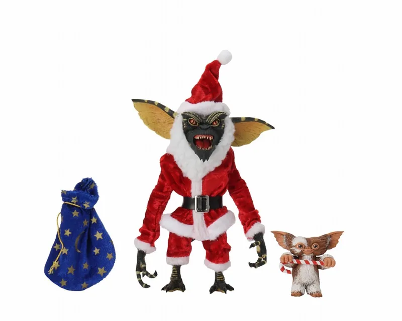 Gremlins: Santa Stripe with Gizmo 7 inch Action Figure by NECA in {"0":"Bonte kleuren"} – product photo
