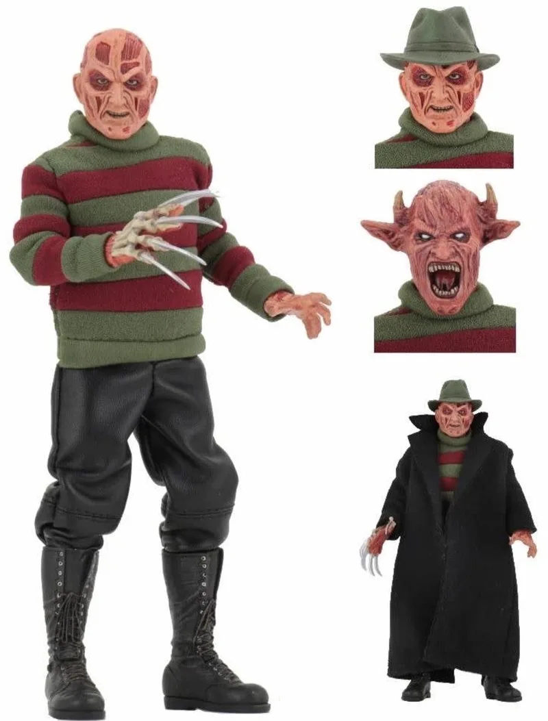Nightmare on Elm Street: New Nightmare Freddy 8 inch Clothed Figure by NECA in Bonte kleuren – product photo