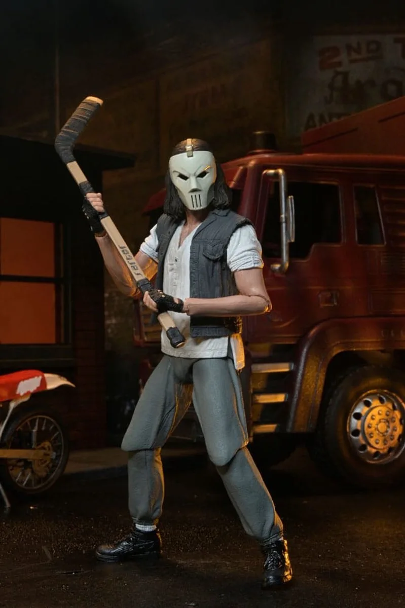 Teenage Mutant Ninja Turtles (1990 Movie) Action Figure Deluxe Movie Realization Casey Jones 18 cm Action Figuur van NECA in Meerkleurig – productfoto