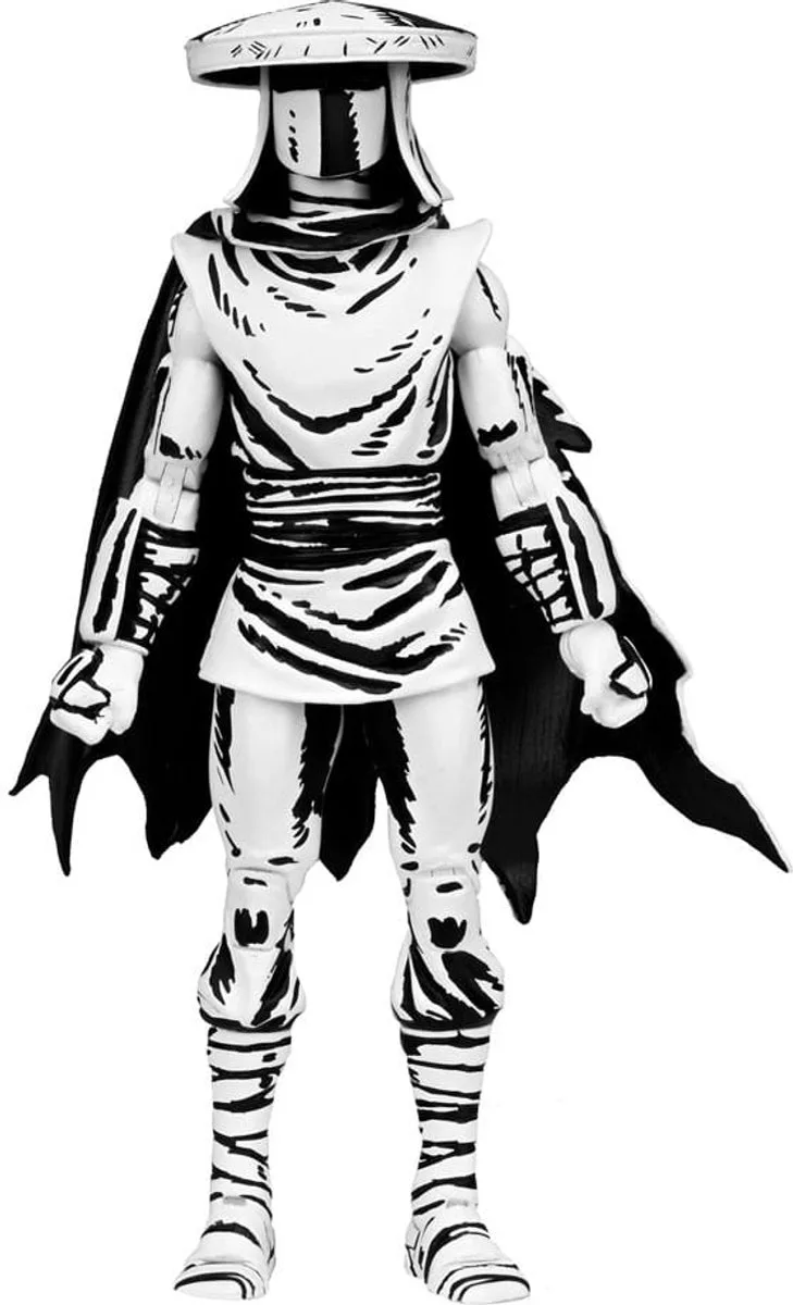 Teenage Mutant Ninja Turtles Action Figure Elite Foot Ninja Guard Black & White 18 cm Action Figuur van NECA in Meerkleurig – productfoto