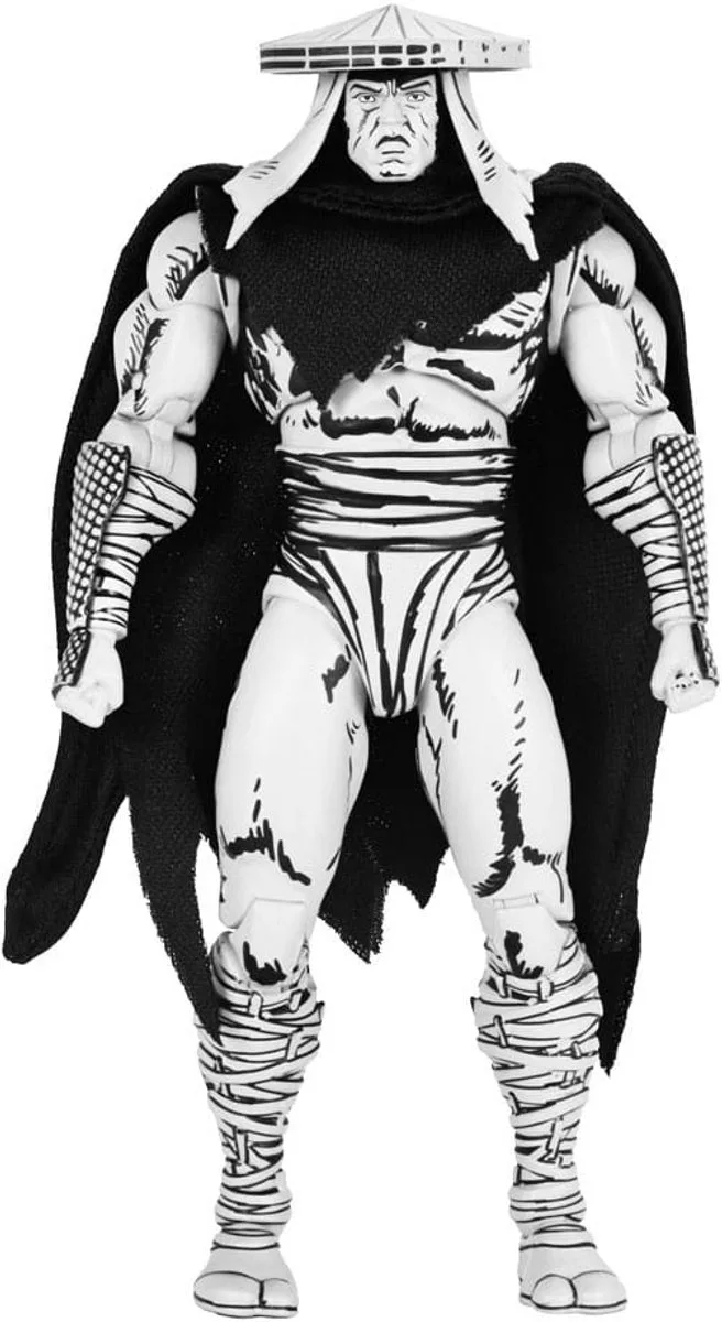Teenage Mutant Ninja Turtles Action Figure Foot Assassin Black and White 18 cm Action Figuur van NECA in Meerkleurig – productfoto