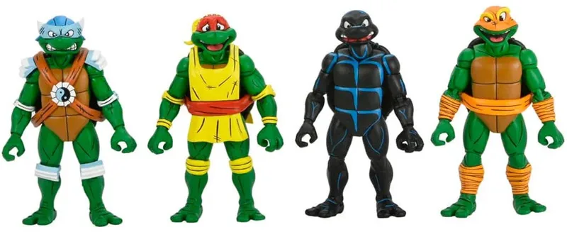 Teenage Mutant Ninja Turtles (Archie Comics) Action Figuur 4-Pack Stump Wrestling Turtles 18 cm Action Figuur by NECA in Multicolour – product photo