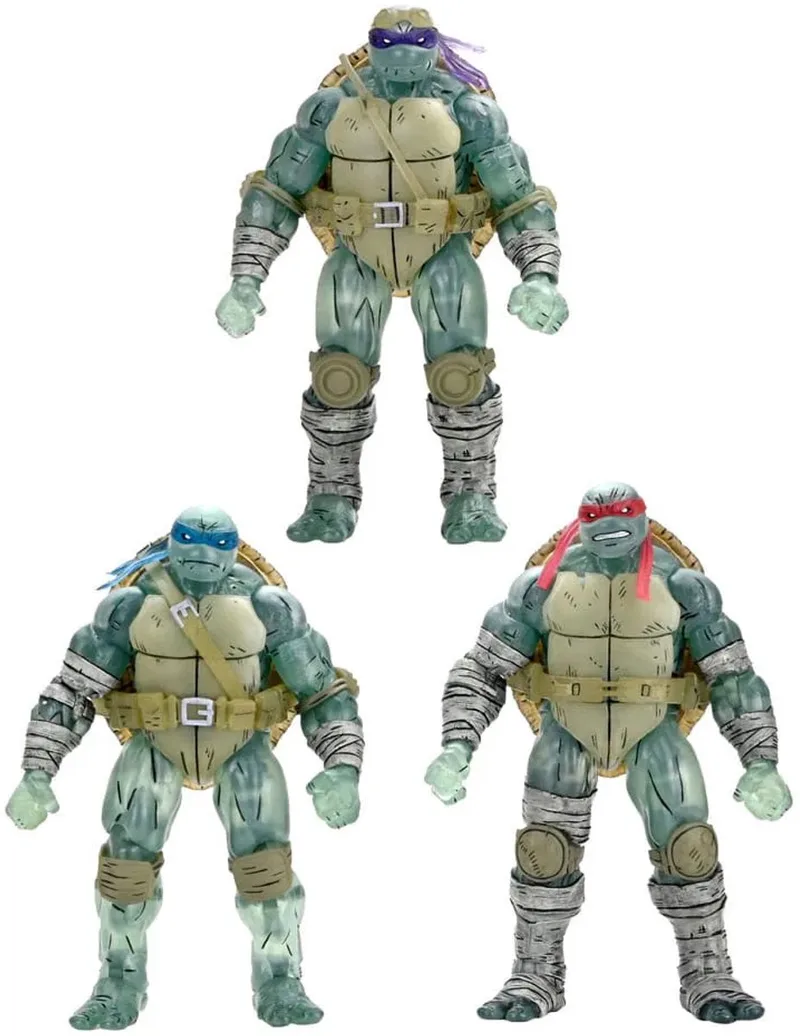 Teenage Mutant Ninja Turtles (The Last Ronin) Action Figure 3-Pack Ghost Brothers 18 cm Action Figuur van NECA in Meerkleurig – productfoto