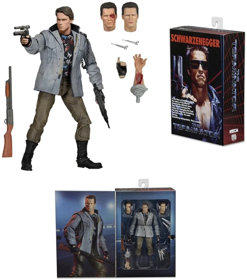 Terminator - T-800 Tech Noir Ultimate Deluxe Action Figure 18cm van NECA in Meerkleurig – productfoto
